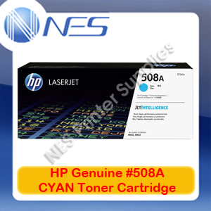 HP Genuine #508A CYAN Toner Cartridge for Color LaserJet Enterprise M552dn/M553dn/M553n/M553x/M577dn/M577f/M577z [CF361A]